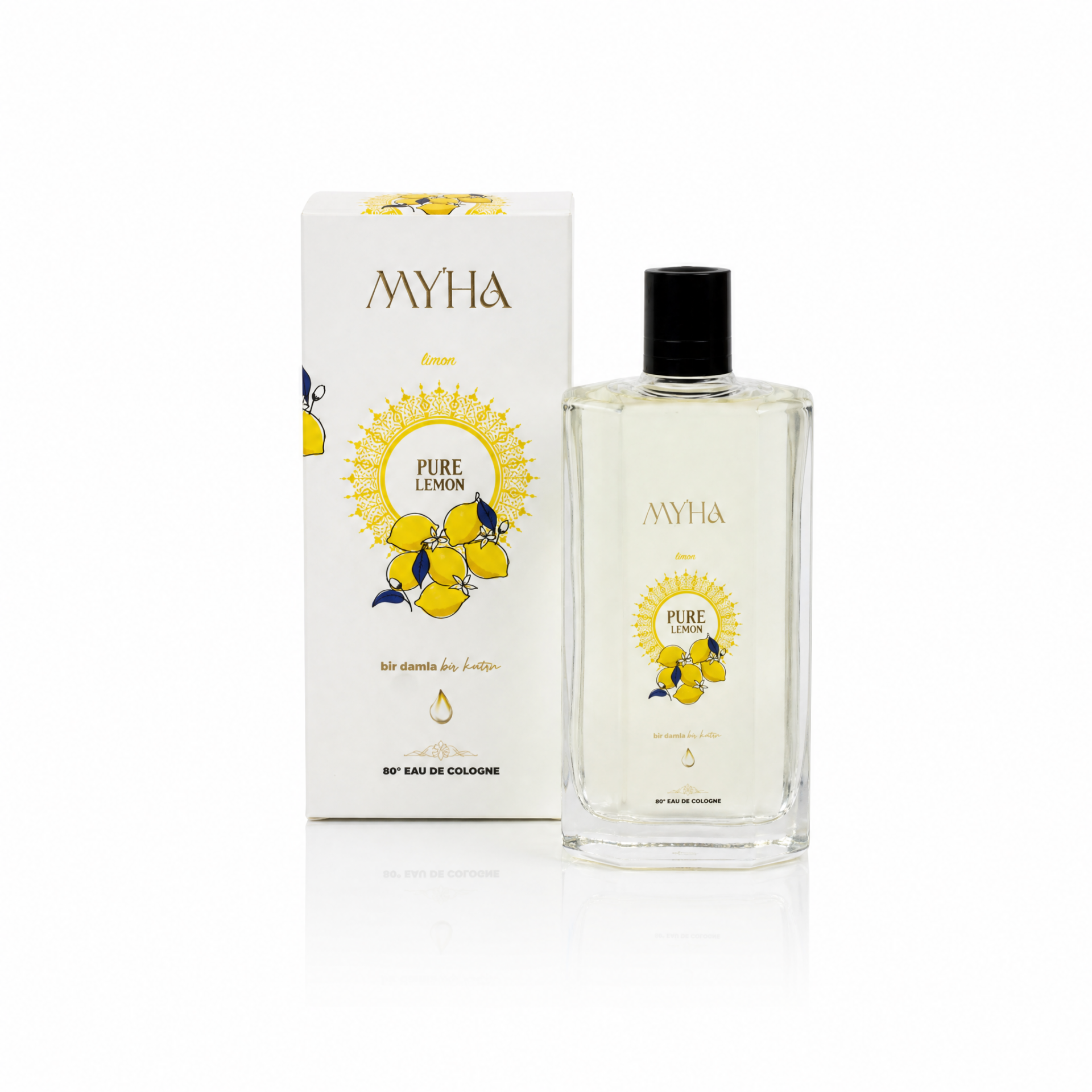 Pure Lemon - (Limon) MYHA 200 ml Cam Şişe
