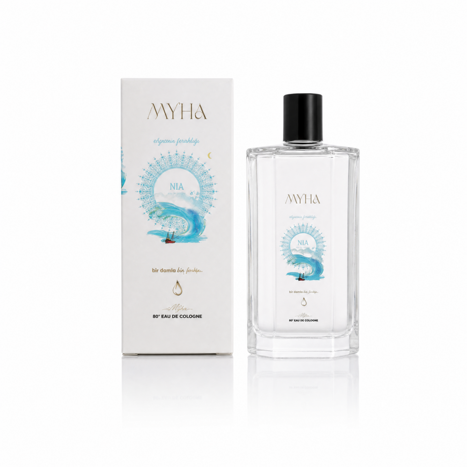 Nia - (Okyanus Ferahlığı) MYHA 200 ml Cam Şişe