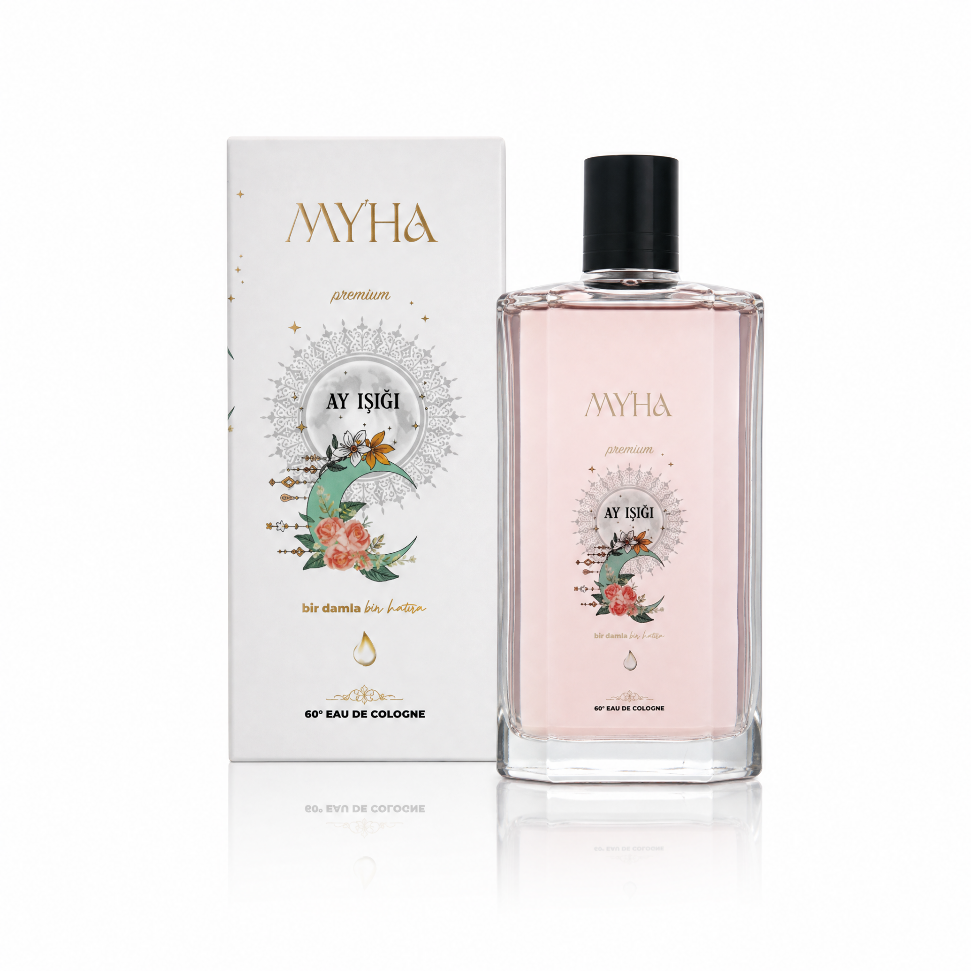 Ay Işığı - (Premium) MYHA  200 ml Cam Şişe